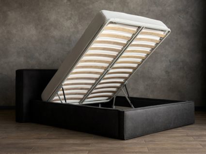 Кровать Сонум Europa Кашемир Голубой (с подъемным механизмом) 120х200