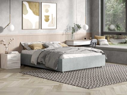 Кровать Сонум Scandinavia Экокожа Белая 180х200