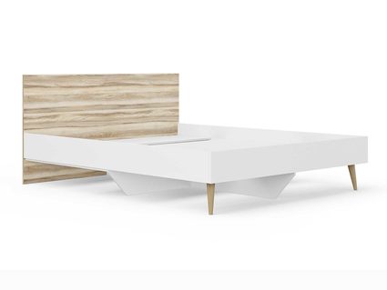 Кровать Сонум Ines Ясень ориноко + белый 200х190