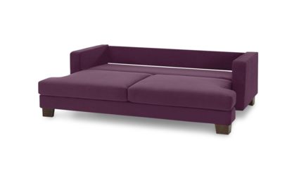 Диван Фиеста Мебель Марсель велюр Vivaldi 19 фиолетовый