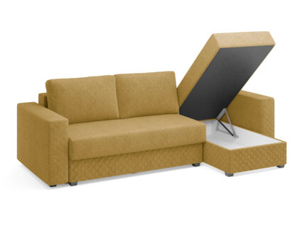 Диван Сонум Denver угловой Рогожка зелёный Длина 267 см