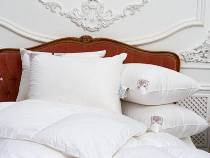 Подушка German Grass Sky Down Grass средняя 50х70