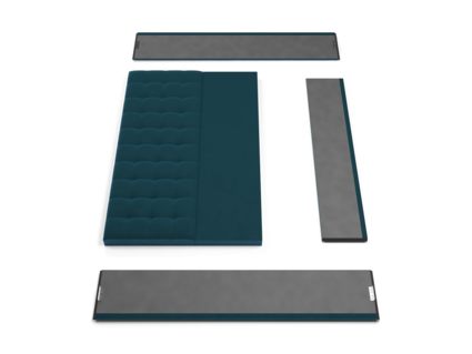 Кровать Lonax Аврора велюр Dolly-3 140х200