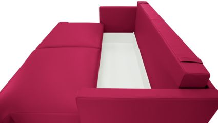 Диван Фиеста Мебель Ибица велюр Vivaldi 36 темно-розовый Длина 215 см