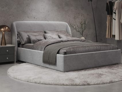 Кровать Сонум Nicole Микровелюр Оливковый 140х190