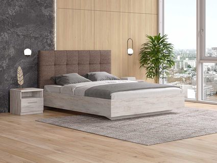 Кровать Сонум Vena Ясмунд + Кашемир Бежевый 200х190