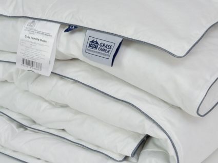 Одеяло German Grass Gray Familie Down всесезонное 220х240