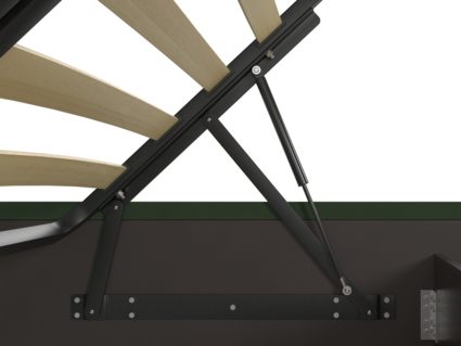 Кровать Lonax Милана велюр Dolly-2 (с подъемным механизмом) 140х190