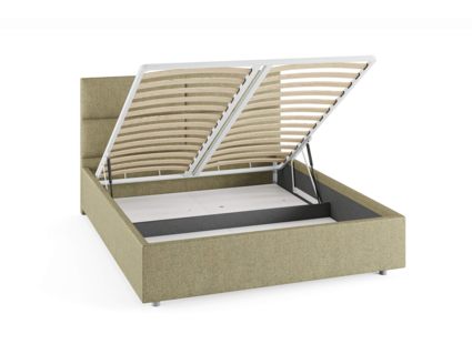 Кровать Сонум Omega Рогожка Мокко (с подъемным механизмом) 160х200