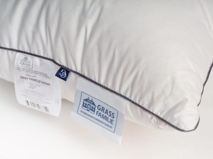 Подушка German Grass Gray Familie Down средняя