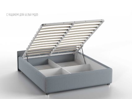 Кровать Nuvola Alba Velutto 32 (с подъемным механизмом) 160х190