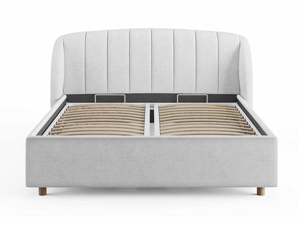 Кровать Сонум Valencia Экокожа Белый (с подъемным механизмом) 180х200