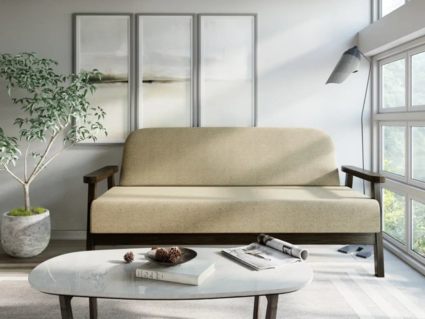 Диван Арско Флори Мини двухместный бежевый Длина 157 см