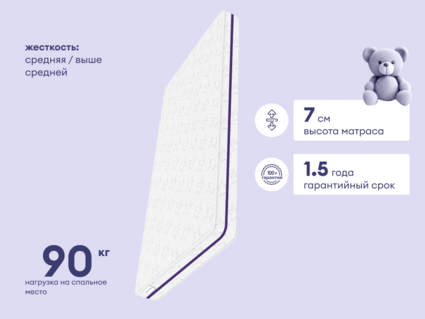 Матрас Базилик Бэби Дрим 70х190