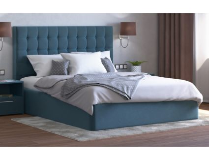 Кровать Lonax Аврора велюр Dolly-8 (с подъемным механизмом)