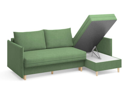 Диван Сонум Rain угловой Лаунж Светло-серый Длина 240 см