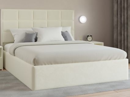 Кровать Lonax Адель велюр Dolly-13 (с основанием) 180х200