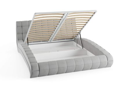 Кровать Сонум Milano Кашемир Бежевый (с подъемным механизмом) 160х200