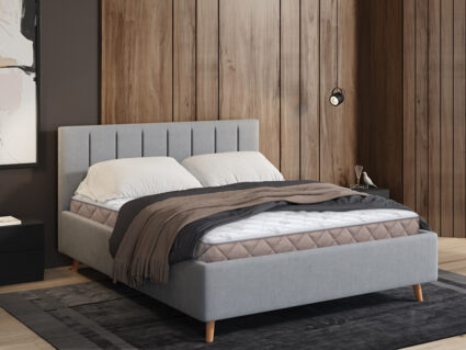 Кровать Димакс Амадора с п/м + матрас Мистер Слип Multi Line стронг 140х200