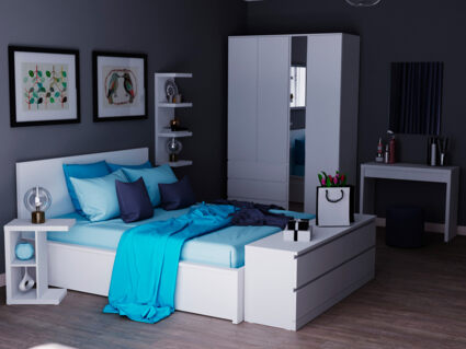 Комод Гуд Лакк Варма 4Д белый