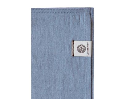 Комплект постельного белья Luxberry ЛЁН И ХЛОПОК голубой 1,5-спальный