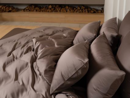 Простыня German Grass Havana Brown Brilliant Grass классическая 240х260