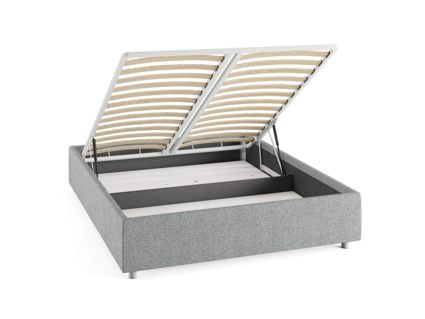 Кровать Сонум Scandinavia Экокожа Белая (с подъемным механизмом) 80х200