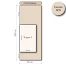 Кровать Mr.Mattress Site Box велюр Grey 80х195