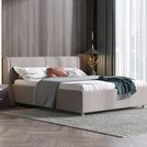 Кровать Сонум Barcelona Рогожка Деним (с подъемным механизмом) 80х190