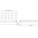 Кровать Димакс Норма + Крем с подъемным механизмом 160х200