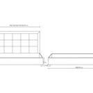 Кровать Димакс Испаньола Крем с подъемным механизмом 180х190